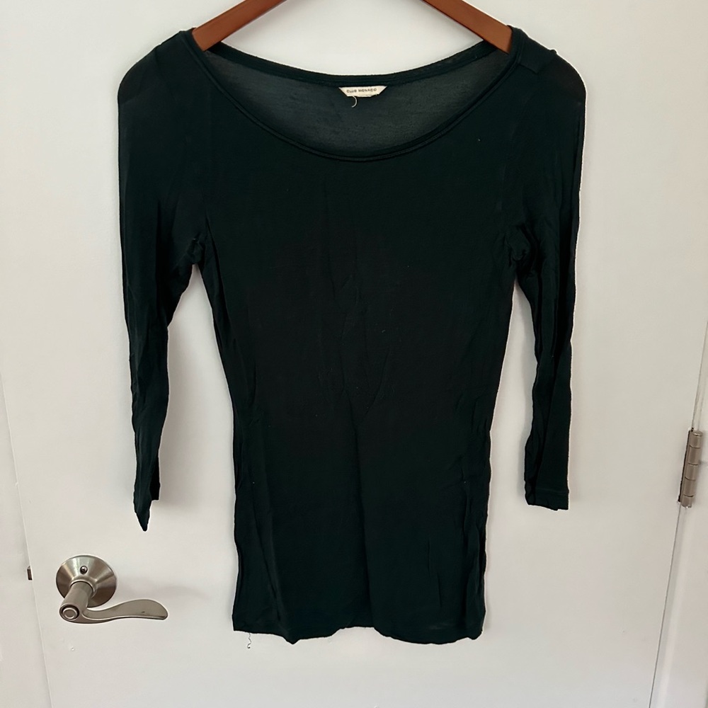 Club Monaco Green Long Sleeve Shirt